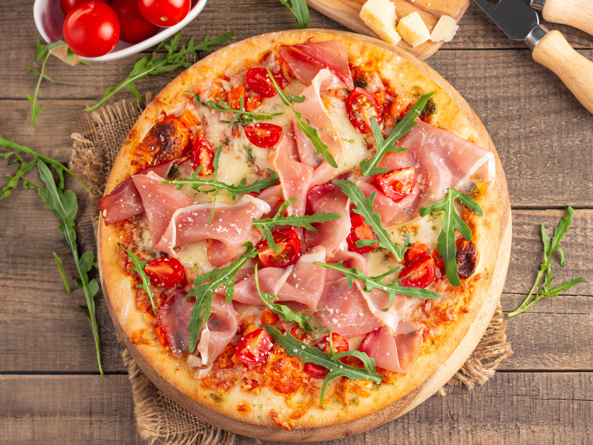 Pizza with Rosso Imperiale