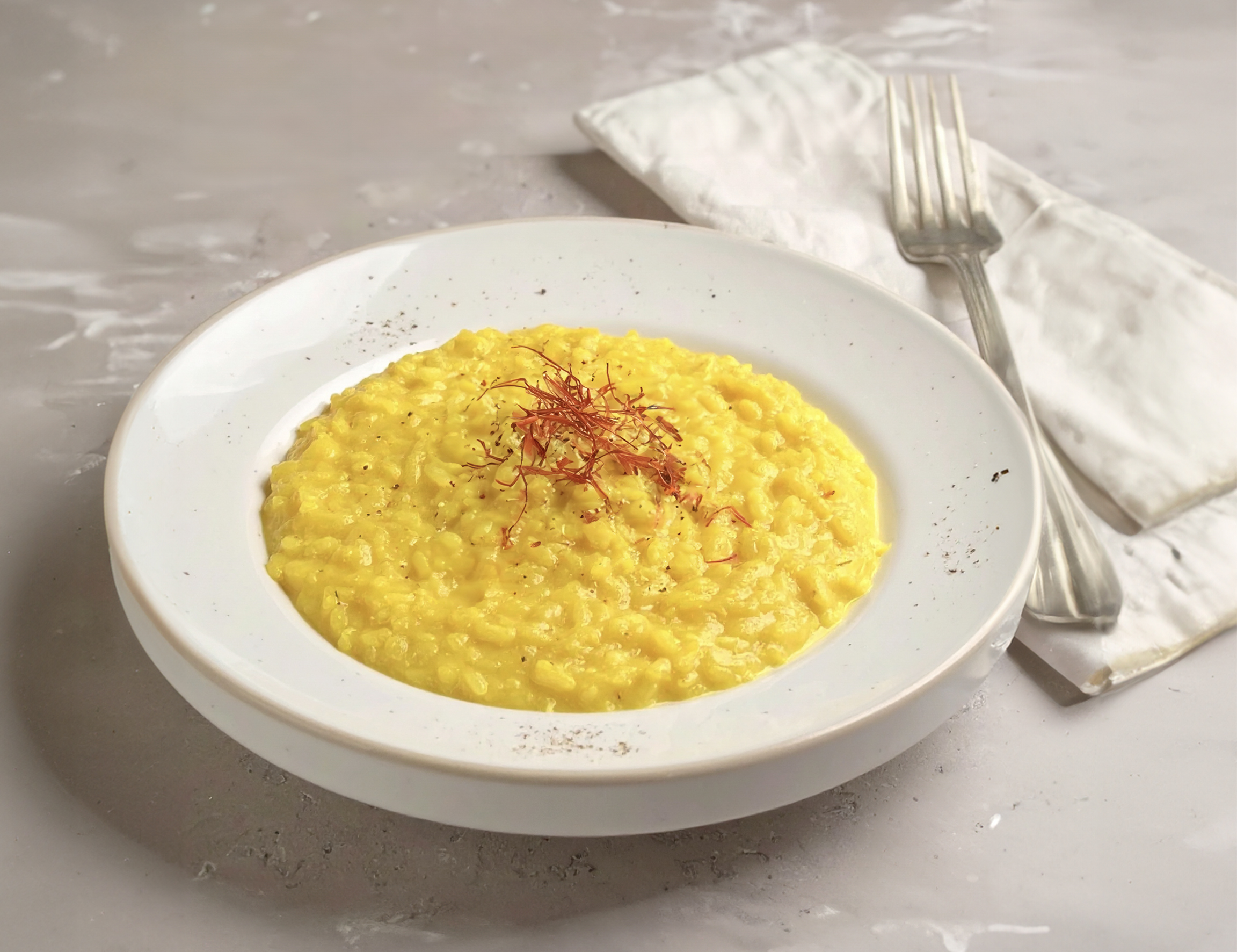 Risotto Zafferano e Roccolo 